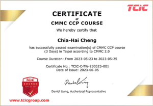 CMMC CCP COURSE_Gavin